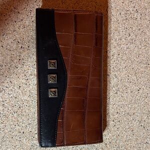 Elegant Brighton Magnetic close Brown and Black Women’s Wallet-